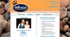 Desktop Screenshot of infocusbooths.com