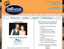 Tablet Screenshot of infocusbooths.com